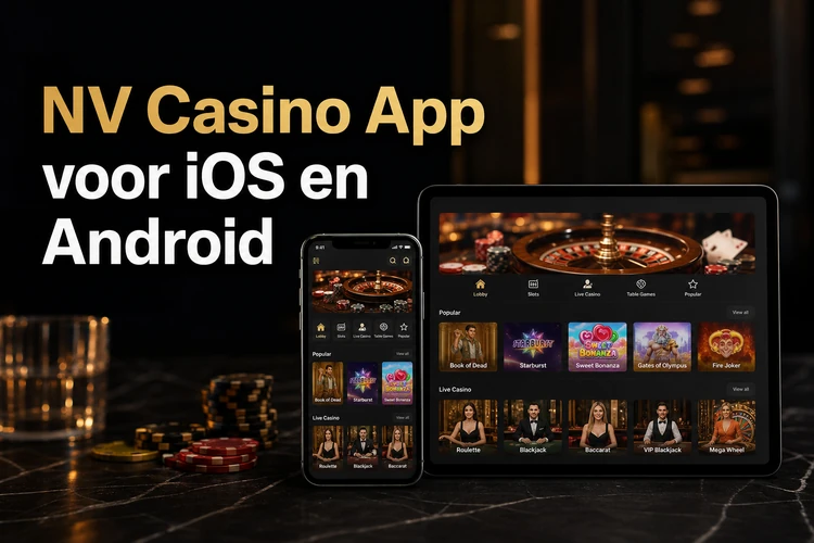 App NV Casino voor iOS en Android