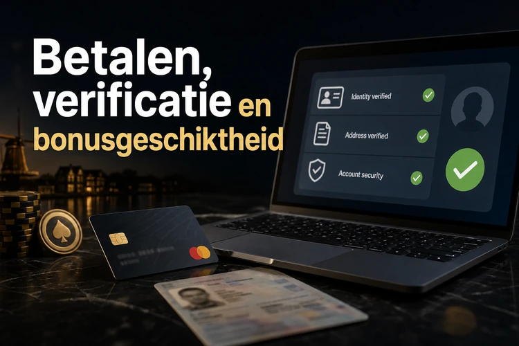 Betalen, verificatie en bonusgeschiktheid