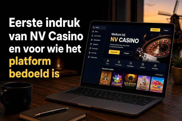 Eerste indruk van NV Casino en voor wie het platform bedoeld is