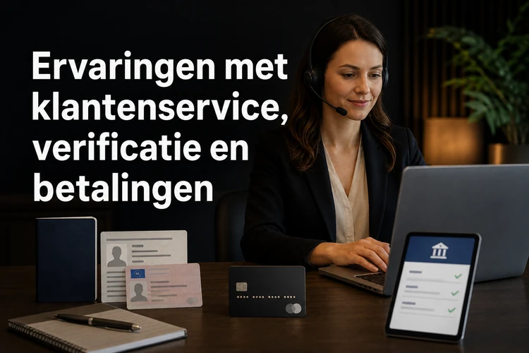Ervaringen met klantenservice, verificatie en betalingen